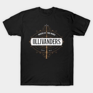 ollivanders wand shop T-Shirt